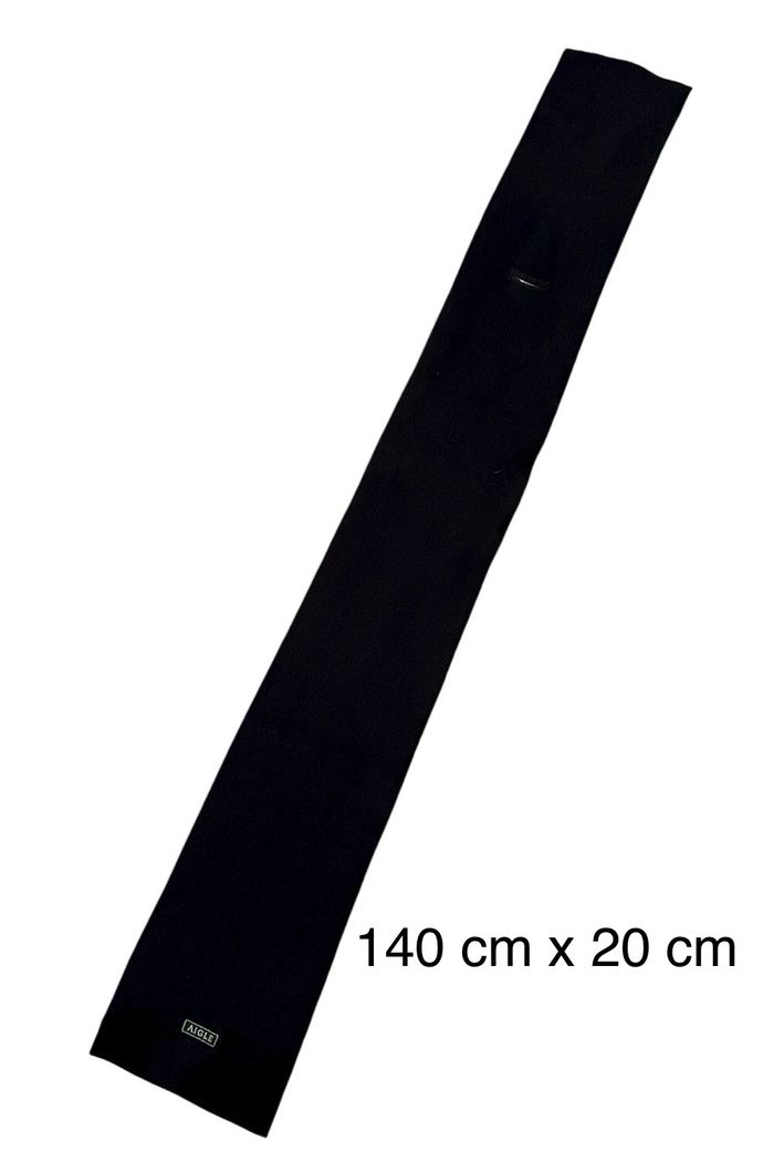 Écharpe Aigle bleu marine en Polartec 140cmx20cm État impeccable - photo numéro 3