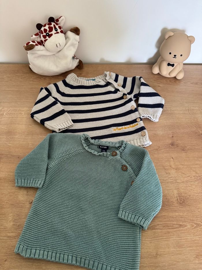 Lot de vêtements 8 pièces (4 hauts + 4 bas) - taille 3 mois - photo numéro 7