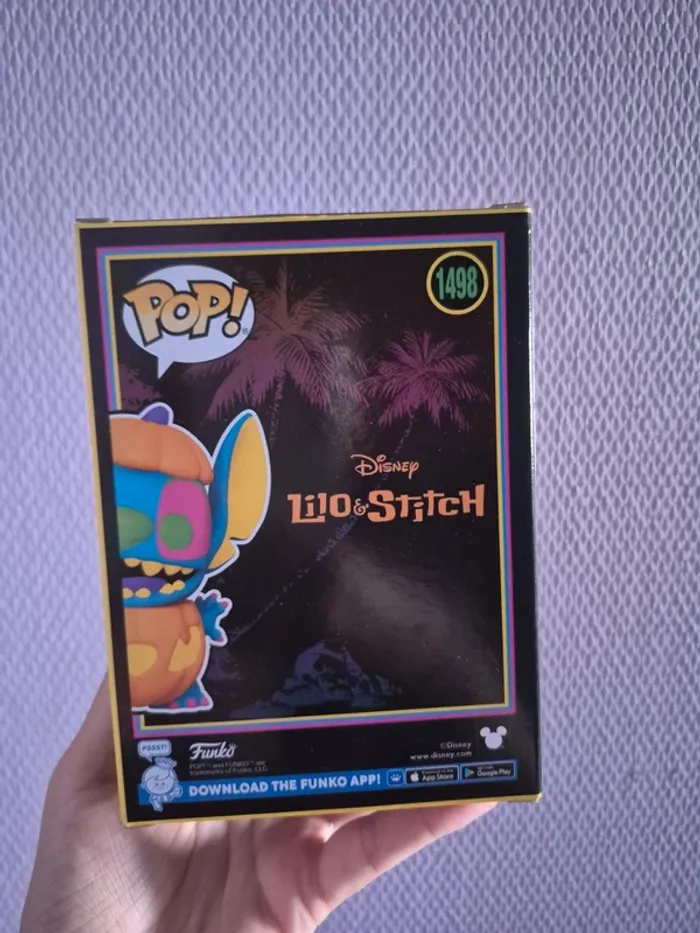 Funko pop Disney pumpkin stitch gitd n°1498 - photo numéro 3