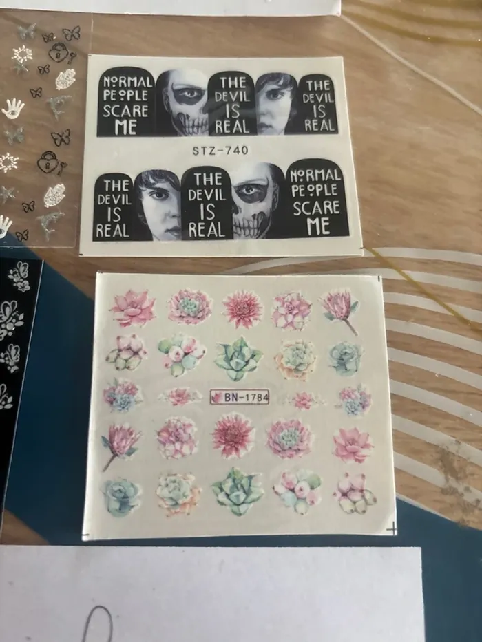 Lots de stickers pour ongles - photo numéro 4