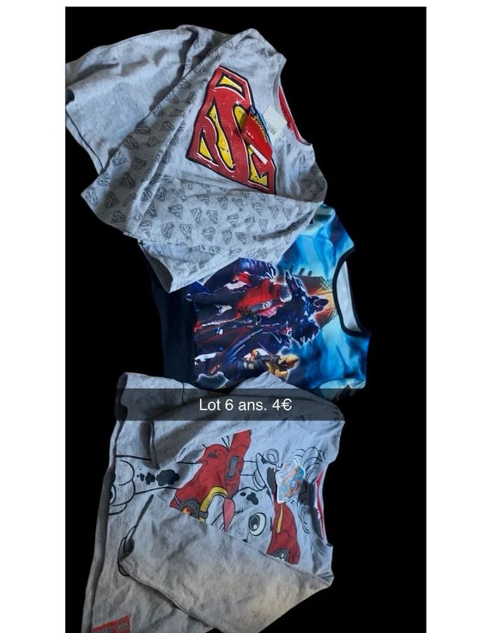 Lot de 3 tee shirt