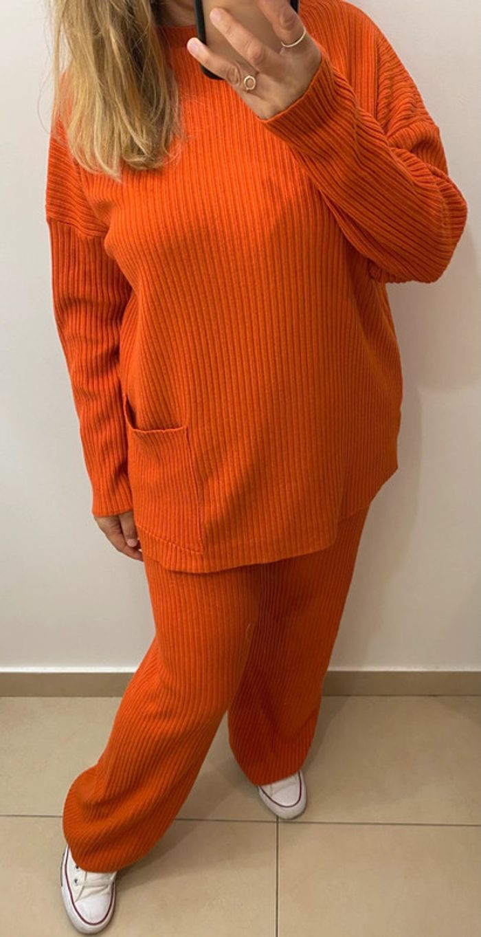 Superbe Ensemble Pull Pantalon Taille Unique - photo numéro 2