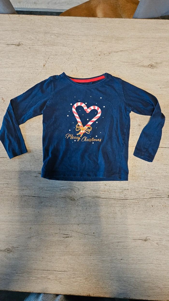 T shirt de Noël à manches longues, Blue Seven, 4 ans, nickel - photo numéro 2