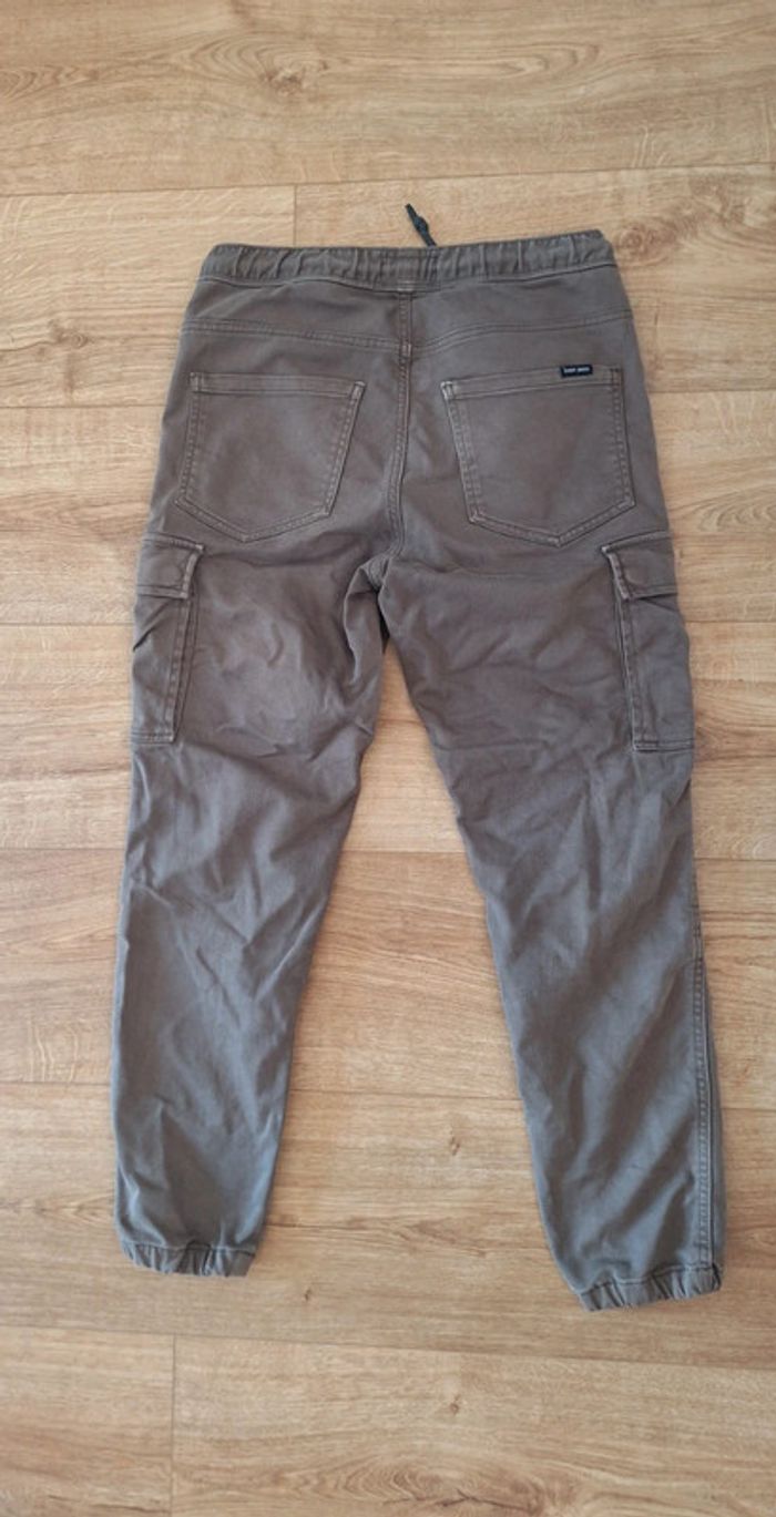 Pantalon cargo kaki Teddy Smith - photo numéro 3