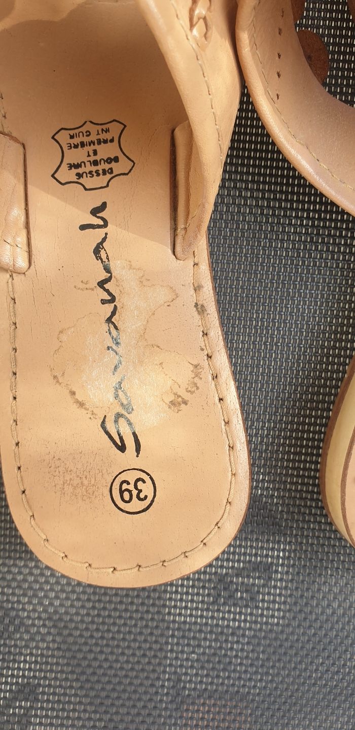 Claquette beige savanah 39 - photo numéro 3