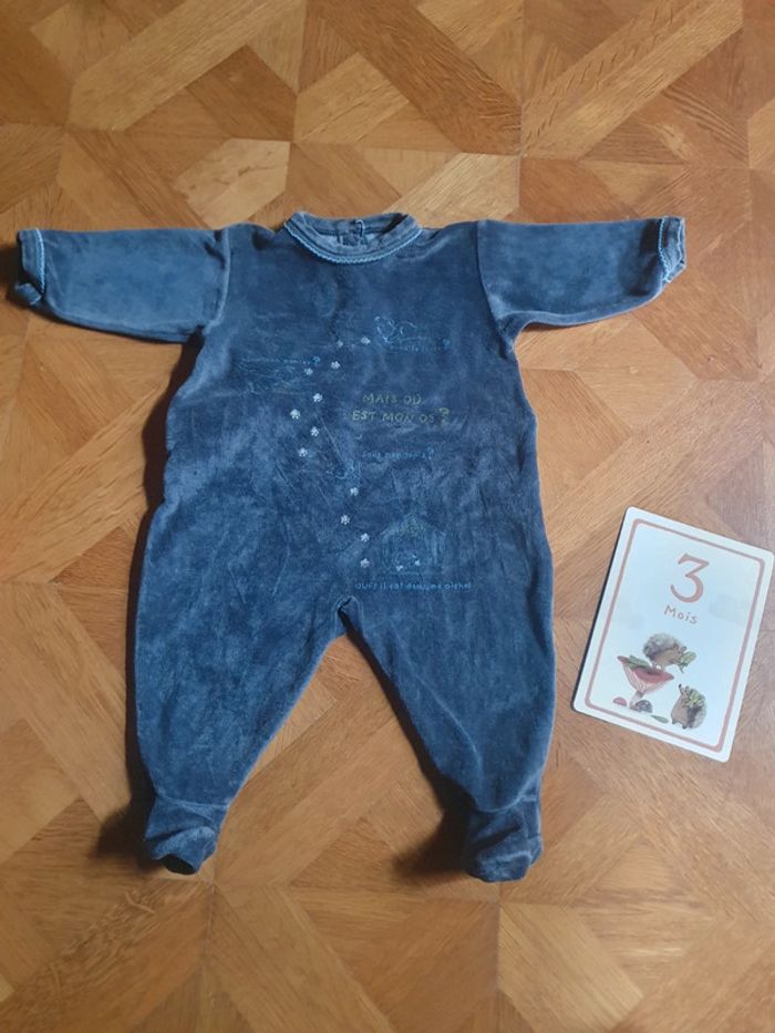 Lot 2 pyjamas hiver 3 mois - photo numéro 5