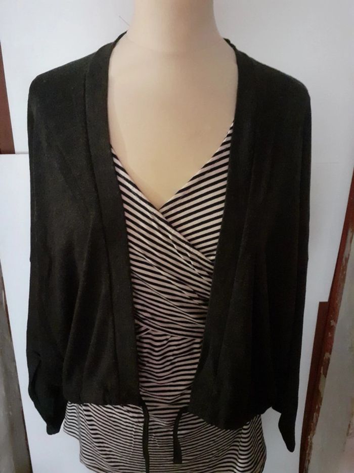 Gilet grossesse anthracite - photo numéro 2
