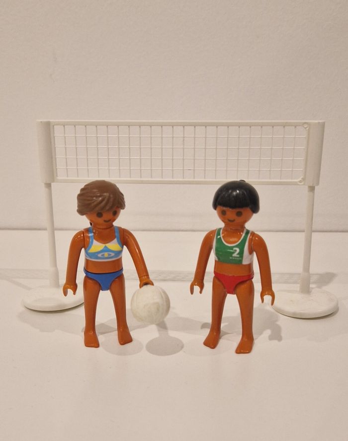 Playmobil " Volleyeuses de plage et filet"