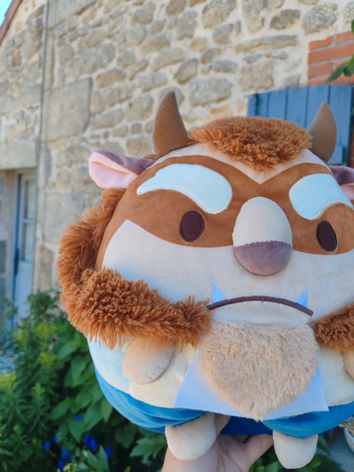 Grande peluche ufufy - belle et la bête - photo numéro 2