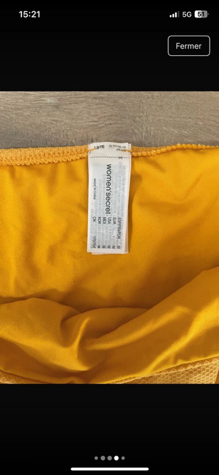 Maillot de bain jaune moutarde women’secret - photo numéro 4