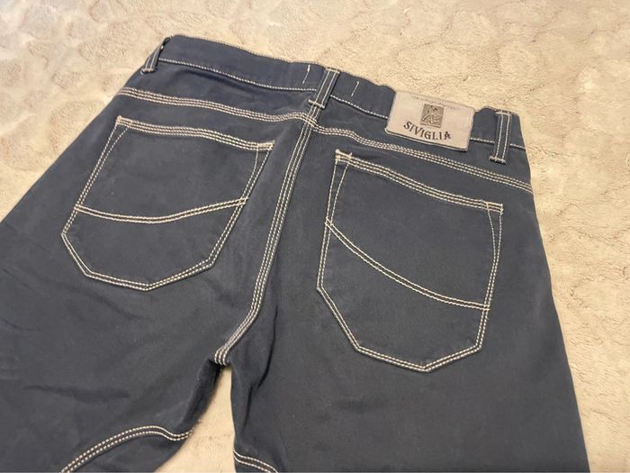 Pantalon bleu foncé - Siviglia - T42 - photo numéro 4