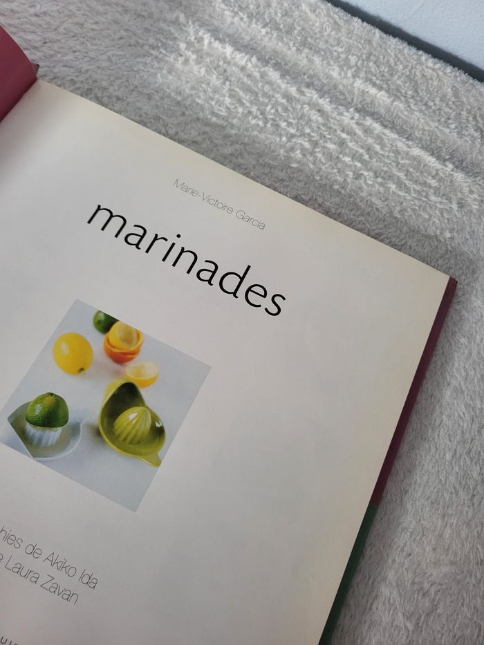 Livre de recettes marinades - Marie Victoire Garcia - Marabout - photo numéro 5