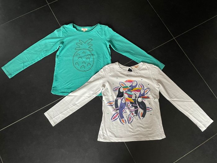 Lot de 2 t-shirts fille DPAM 8 ans - photo numéro 2