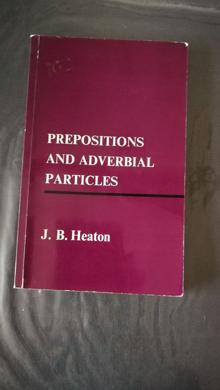 Prepositions and adverbial particles