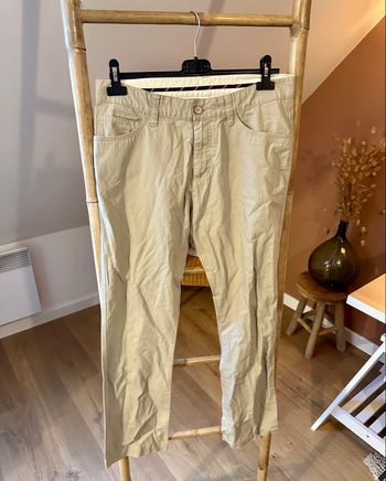 💜 Pantalon beige style chino beige Celio taille 42 💜