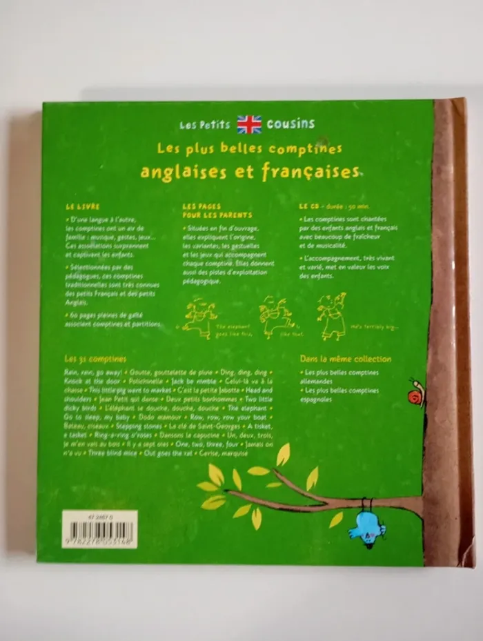 Livre CD : Les plus belles comptines anglaises - photo numéro 2