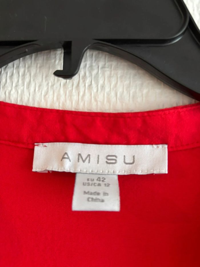 Robe rouge fluide - photo numéro 2