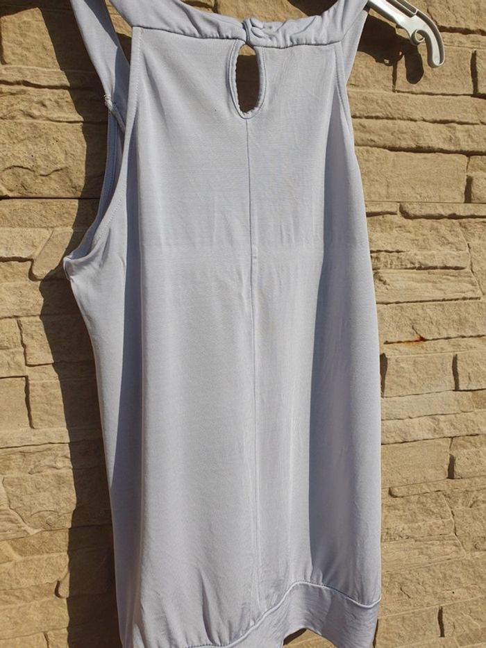 Tee shirt été femme gris H&M taille M - photo numéro 4