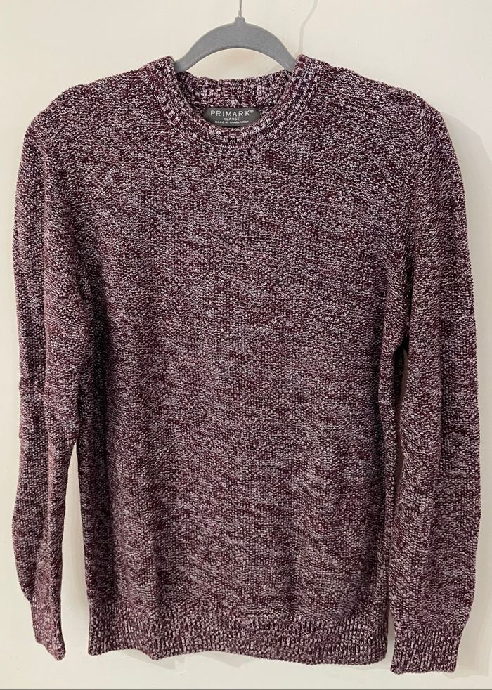Pull d’hiver Primark Bordeaux Homme taille XL Primark