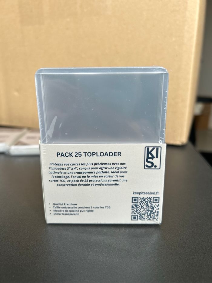 Lot 20 Packs Toploaders Premium Ultra Transparent KIS - photo numéro 5