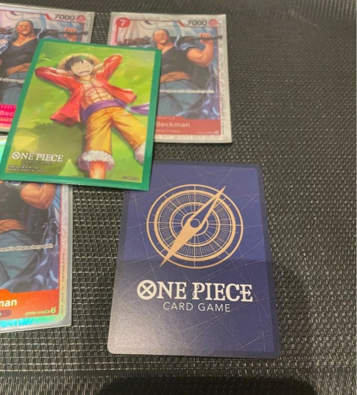 Lot x4 carte Benn Beckman OP09-009 super rare SR foil playset anglais One Piece TCG - photo numéro 4