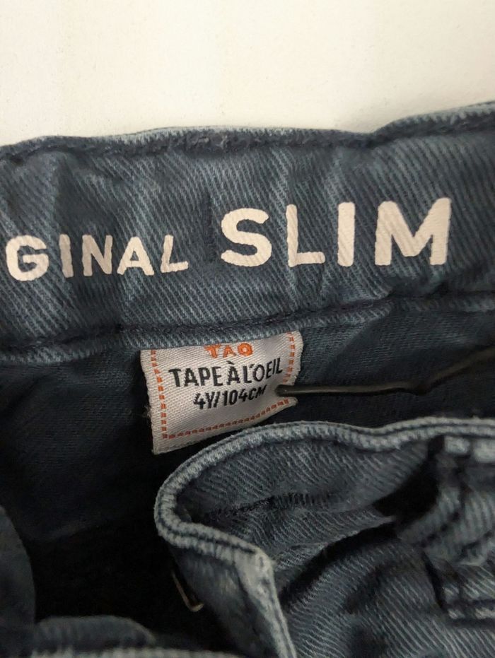 Jean slim TAO (Tape à l'œil) - Taille 4 ans - Taille élastiquée - photo numéro 4