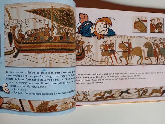 L'histoire d'une conquête: La tapisserie de Bayeux racontée aux enfants - photo numéro 5