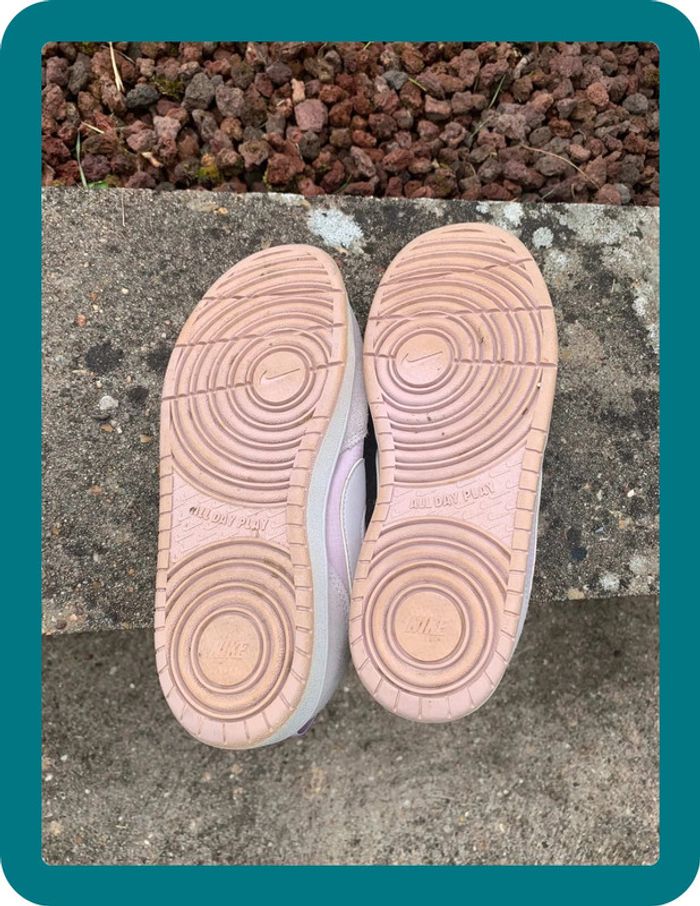 Basket / Sneakers Nike court borough low (GS) - photo numéro 6