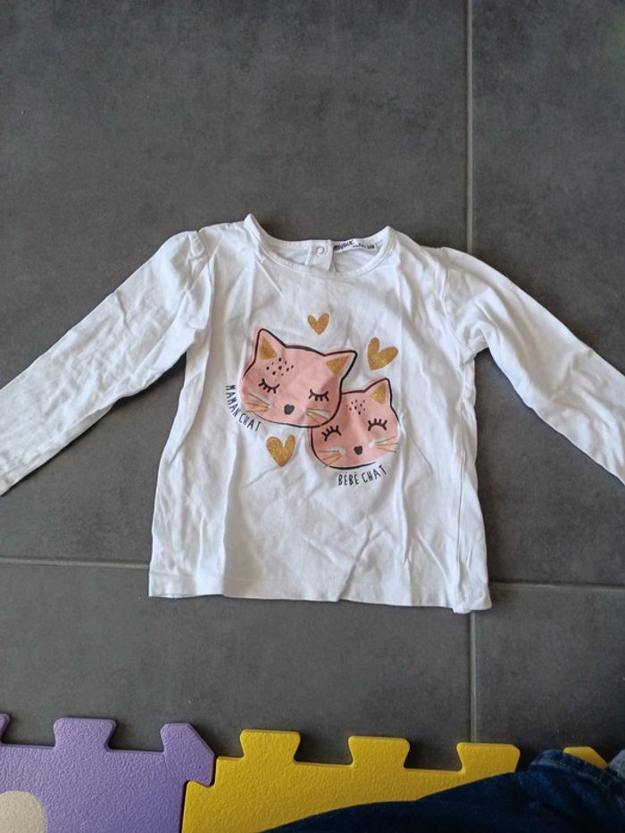 Lot tee shirts manches longues, 24 mois - photo numéro 6