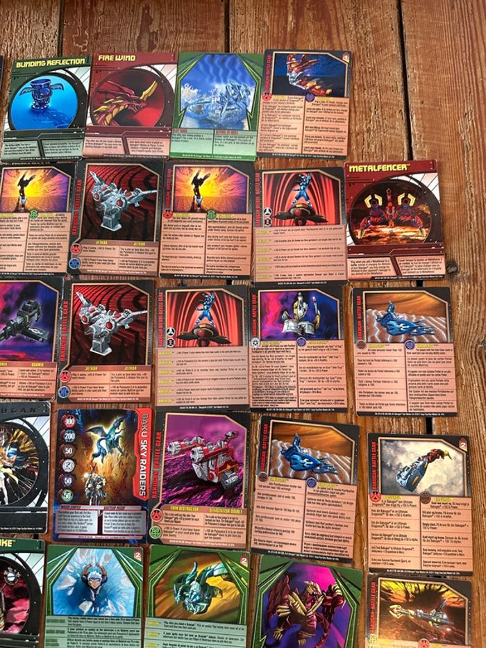 Gros lot de 62 cartes Bakugan de collection officielles collector jeu de figurines - photo numéro 6