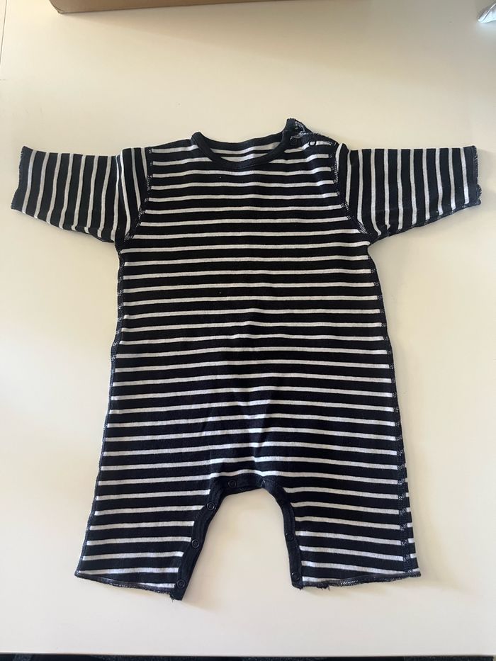 Barboteuse marine Petit Bateau 3 mois 🚢