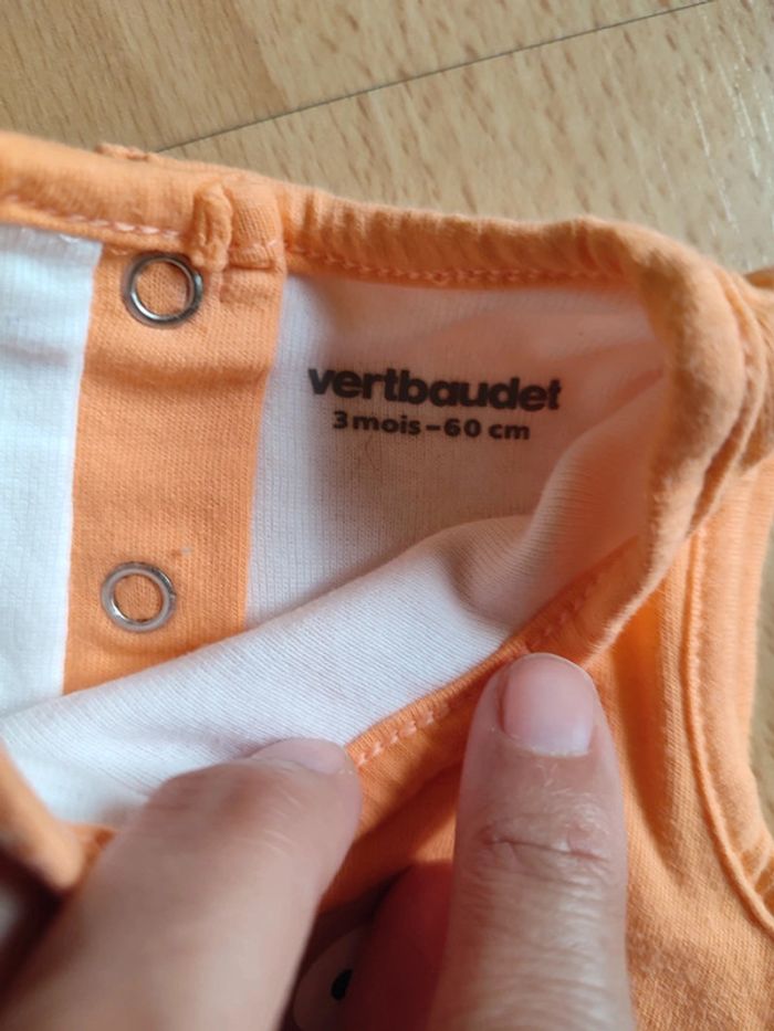 Body avec débardeur intégré Vertbaudet en 3M - photo numéro 5