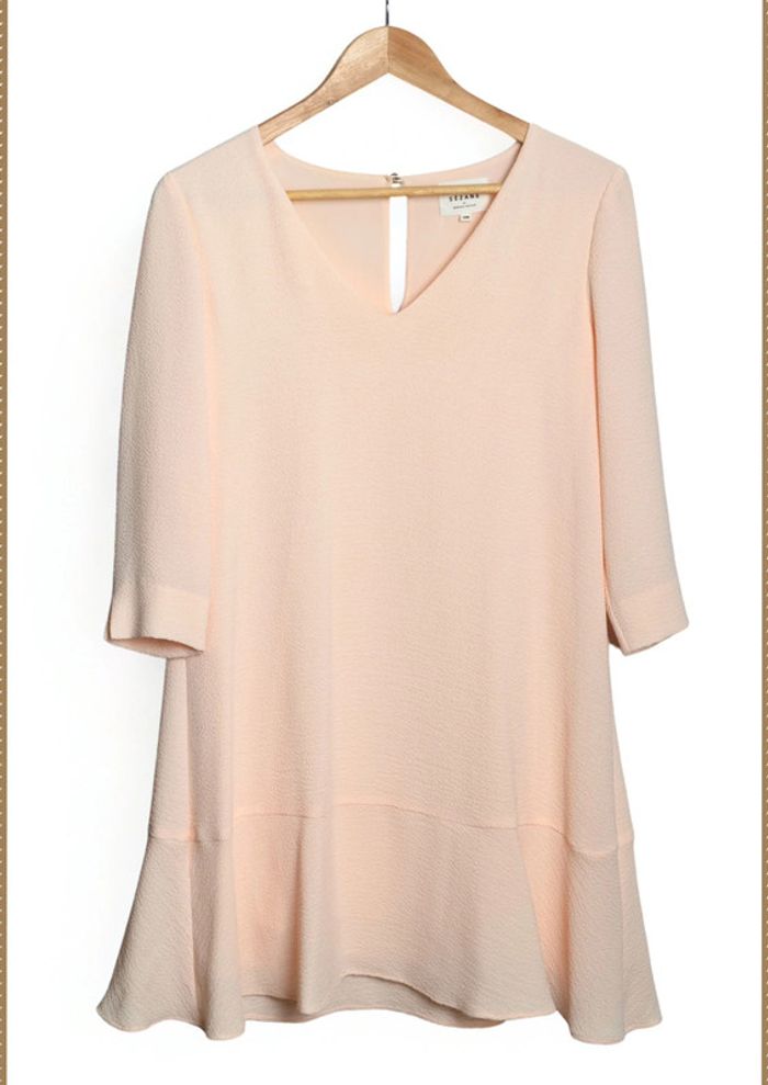 Robe Sézane rose poudré Taille 36 - photo numéro 2
