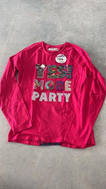 T-shirt à sequins desigual neuf 14 ans
