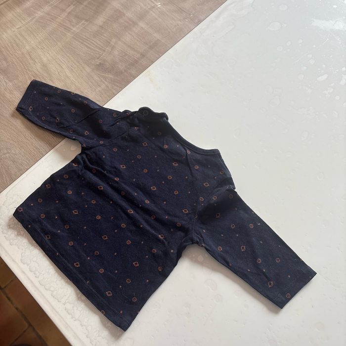 Maillot manche longue taille 3 mois (56/62 cm) - photo numéro 2