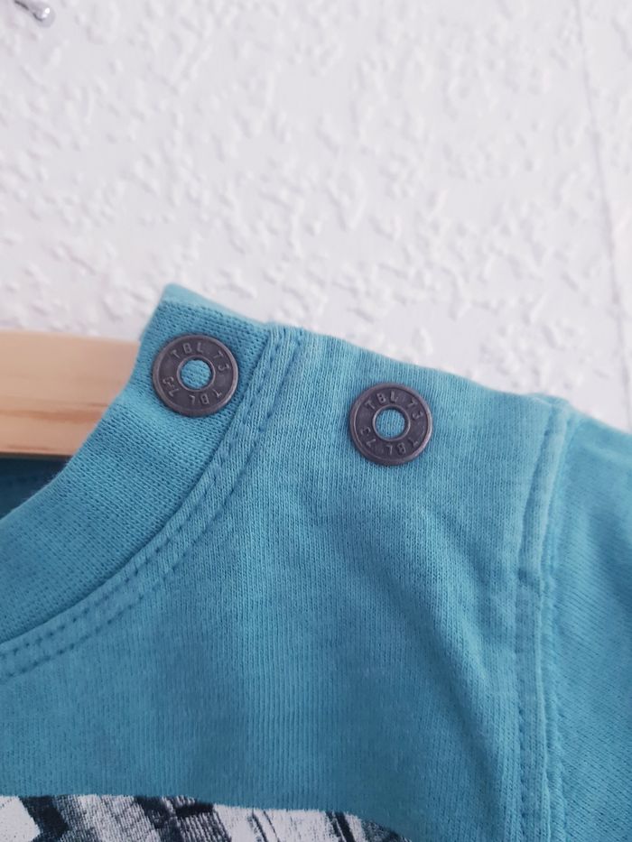 Timberland - Tee-shirt manches longues, col rond (6 mois) - photo numéro 2