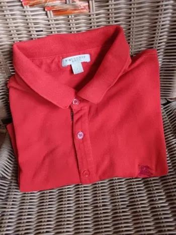 Polo Burberry Taille L orange