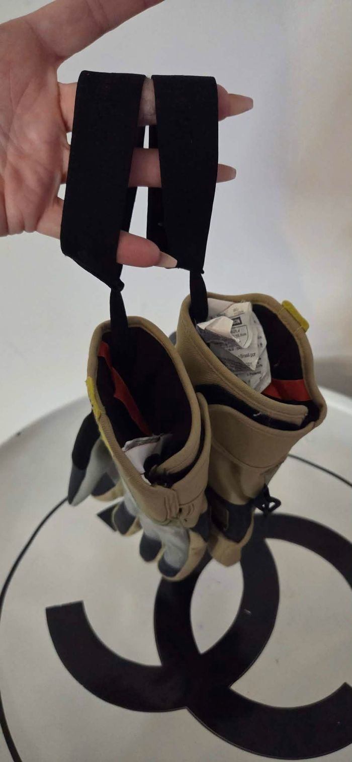 Gants ski/snow Wed’ze (Decathlon) taille S – chaud & renforcé (cuir) – beige/noir - photo numéro 5