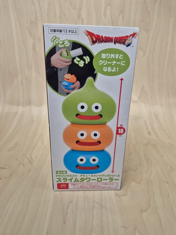 Figurine Dragon Quest Slime Tower rouleau depoussiérant