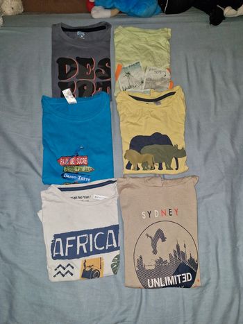 Lot de 6 Tee-shirt 8ans