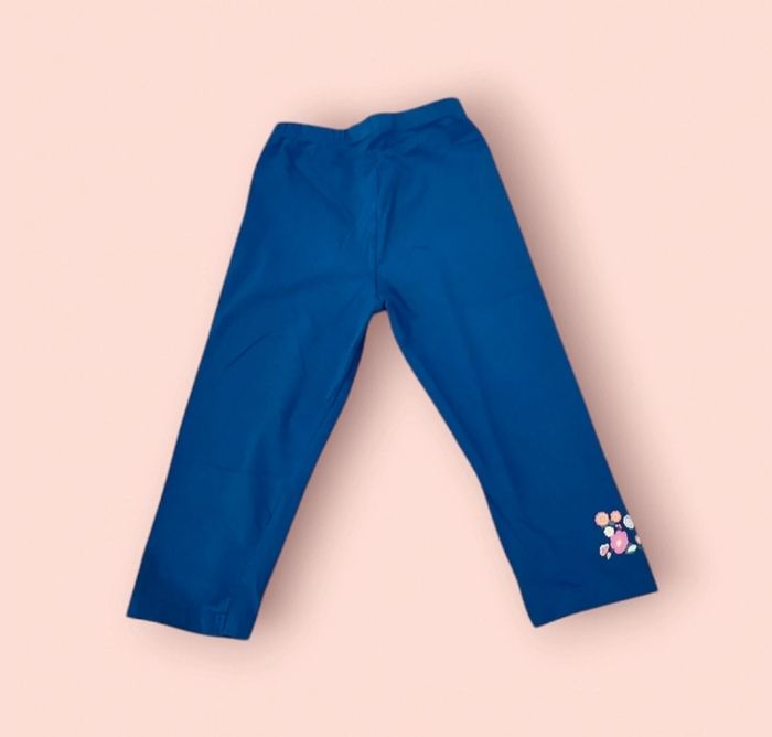Legging court capri fille robe bleu Palomino taille 10 ans - photo numéro 2