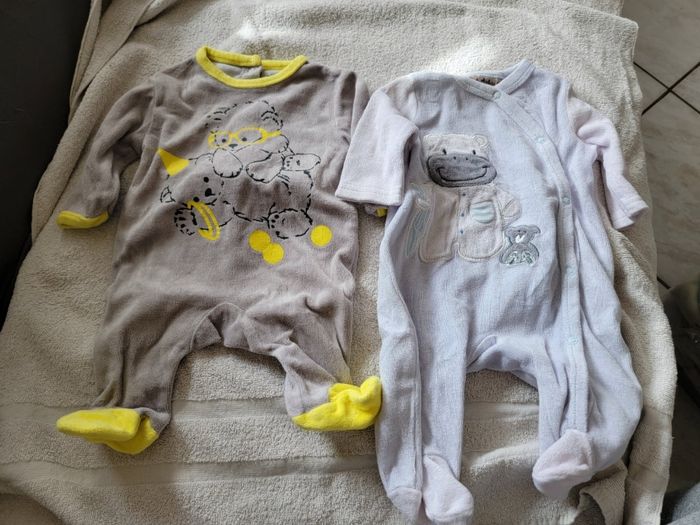 Lot de 6 pyjamas 1 mois garçon - photo numéro 3