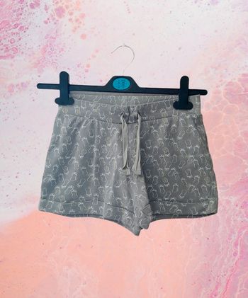 Short fluide gris fille taille 12 ans