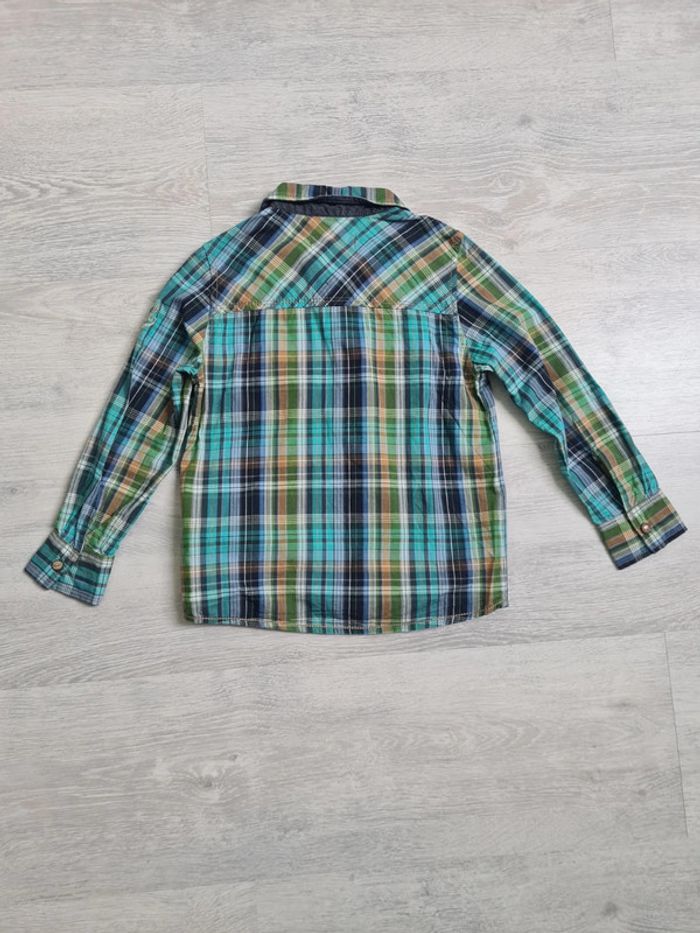 Chemise bleue à carreaux Catimini 6 ans - photo numéro 5