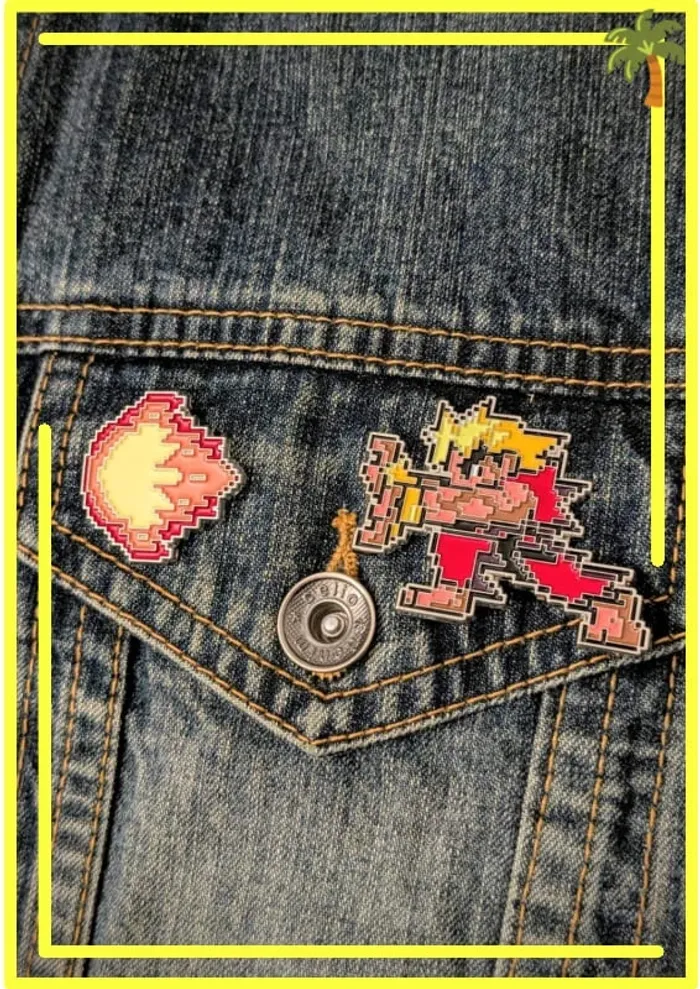 Accessoire mode Pin's jeux vidéo Ken