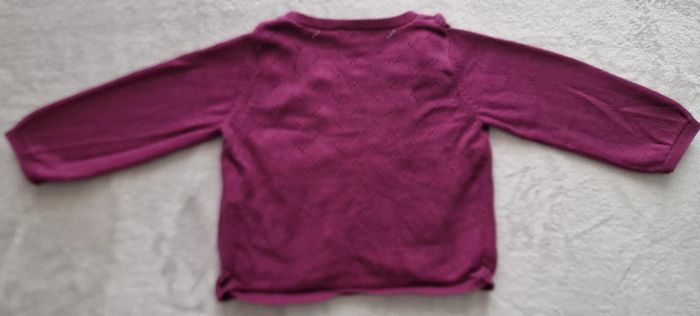 Gilet cassis à boutons décorés - 18M - Sergent Major (TBE) - photo numéro 6