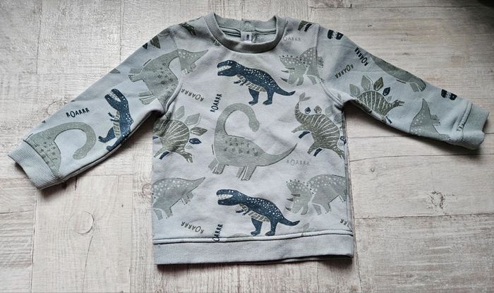 Pull dinosaures 18 mois