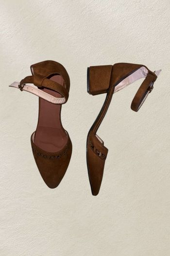 Chaussures à talons carrés marron – Pointure 39