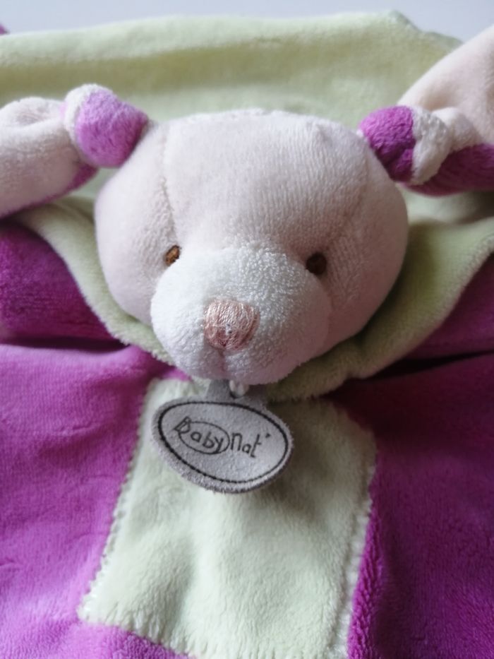 peluche lapin babynat' - photo numéro 4