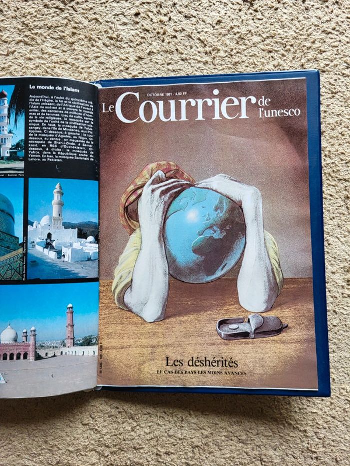 Le Courrier de l’Unesco - Collection complète nov 1980 à oct 1981, relié - photo numéro 12